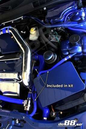 Kit mangueras de enfriamiento azules Saab 900 y 9.3 Refrigeración agua motor