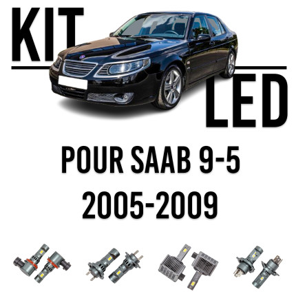 Kit ampoules LED pour Saab 9-5 de 2005-2009 (XENON) Nouveautés
