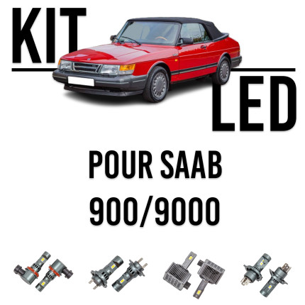 Kit ampoules LED pour Saab 900 Classique et saab 9000 Kit ampoules et fusibles