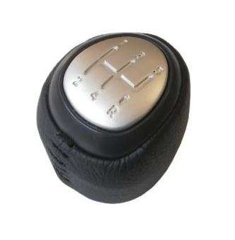 Leather gear knob with 5 speed emblem for saab 9.3 2003-2012 SAAB Accessories