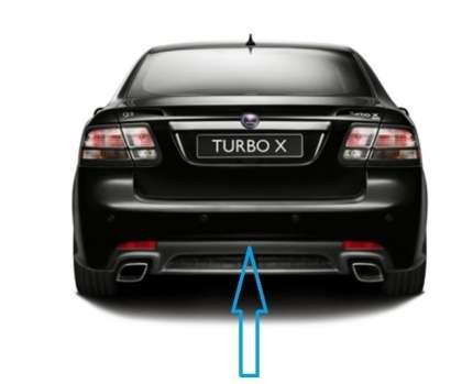 Bumper skirt for SAAB 9.3 Turbo X 2008-2009 Special Operation -15% from April 25 to 30th