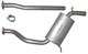 Exhaust midle silencer SAAB 9000 CS TURBO Exhaust Silencers and front exhaust pipes