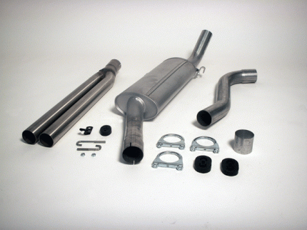 Medio sistema de escape saab 900 turbo 8 válvulas 1979-1989 Escape silencioso y tubo de escape delantero