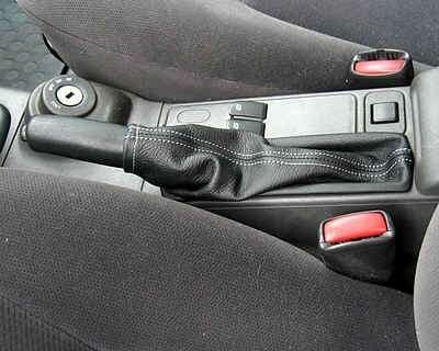 Black Leather Hand Brakes lever gaiter for saab 900 II/9.3 Others interior equipments