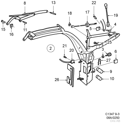 Kit de reparación del interruptor intermedio del sistema de climatización del Saab 9-3v1, modelos de 1998 a 2003 Novedades