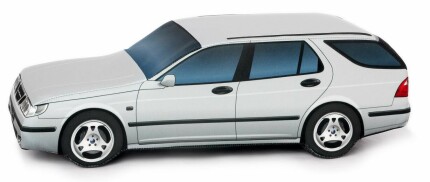 cojín decorativo con forma de Saab 9.5 aero familar Novedades