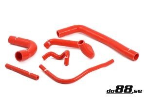 Coolant hoses kit in silicone Saab 9000 Turbo 1994-1998 (RED) Engine