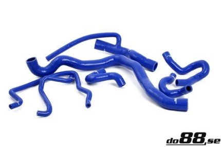 Coolant hoses kit in silicone Saab 9.3 2.0T 2003-2011 (BLUE) Engine