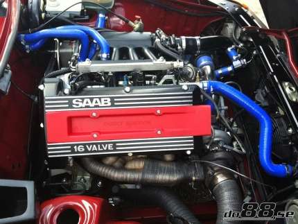 Juego completo de mangueras de enfriamiento motor y calefacción de silicona para saab 900, 16 válvulas turbo(ROJO) Refrigeración agua motor