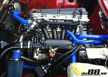 Juego completo de mangueras de enfriamiento motor y calefacción de silicona para saab 900, 16 válvulas turbo(ROJO) Refrigeración agua motor