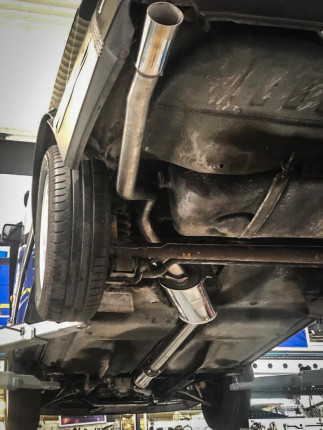 Sistema de escape sport inox, saab 900 classic Escape