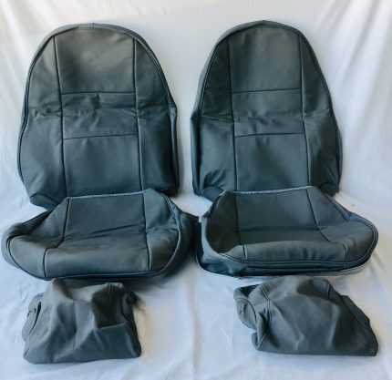 Cubre asientos cuero gris saab 900 NG convertible 1994-1998 Accesorios saab