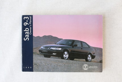 Saab 9.3 Owner's Manual 1999 saab gifts: books, saab models and merchandise
