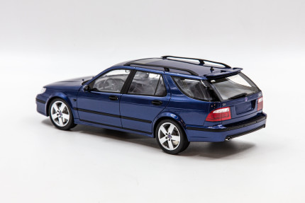 Saab 9-5 Estate Aero model 1:18 dark blue saab gifts: books, saab models and merchandise