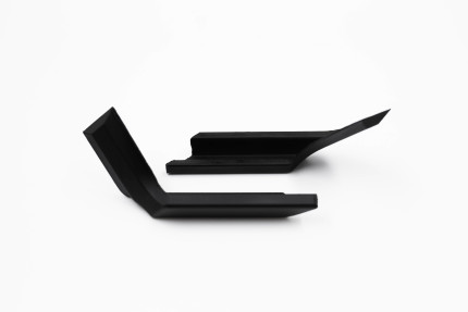 Pair of GUTTER RAIL END CAPS left and right for saab 900 classic Others parts: wiper blade, anten mast...