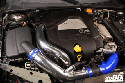 Tubo de admisión con mangueras azules para SAAB 9-3 2.8T V6 2006-2011 (AZUL) Turbos y piezas relacionadas
