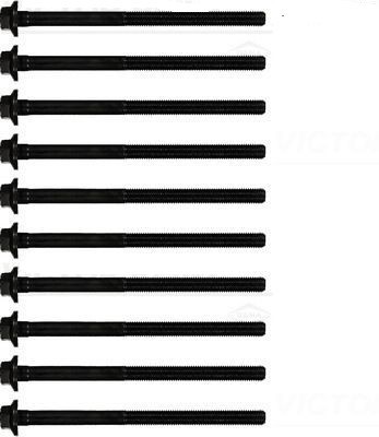 juego de 10 tornillos de culata (saab 4 cilindros turbo gasolina) Novedades