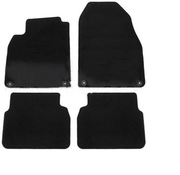 Juego de alfombras textil negra para saab 9.3 2008-2012 (excepto convertible) Novedades