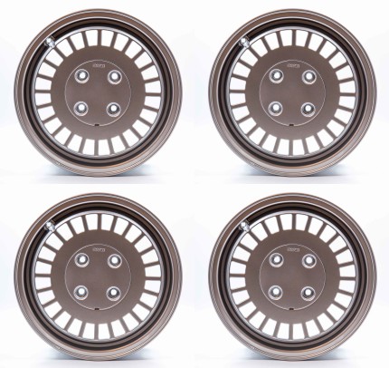 Juego completo de 4 ruedas SAAB Turbo US de 15 pulgadas para SAAB 90 - 99 - 900 Aros de aluminio