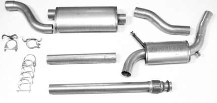Cat-back  sport exhaust system saab 9000 CD turbo 16 valves 1992-1993 Exhaust system