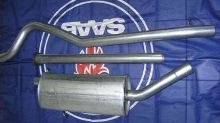 Exhaust system for saab 900 turbo 16 valves Exhaust Silencers and front exhaust pipes