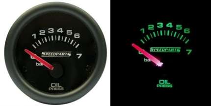 Oil pressure gauge for saab Interior Accessories