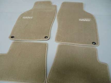 Juego de alfombras textil saab 9.3 CONVERTIBLE (beige) Esteras de suelo y de coffre