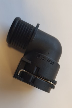 Conector de la manguera de agua del radiador, Saab 9.3 NG 2003-2011 Sistema refrigerante