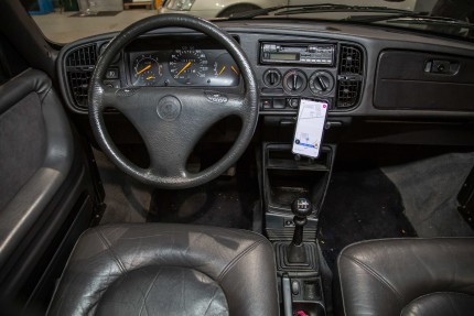 Soporte de teléfono para Saab 900 Vertical Interior saab