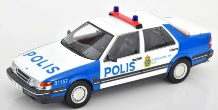 SAAB 9000 CD Policia 1/18 Regalos: libros, miniaturas SAAB...