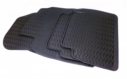 Complete set of rubber interior mats saab 9.3 2003-2007 New PRODUCTS