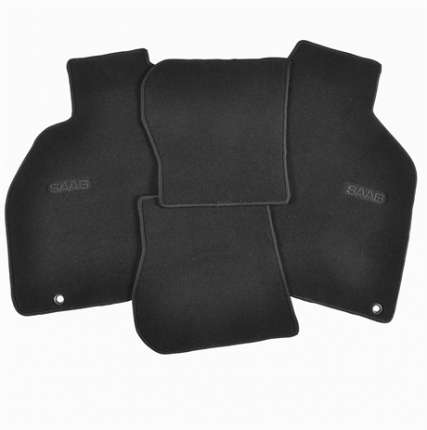 Complete set of textile interior mats saab 9.3 (black) Others interior equipments