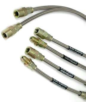 Kit mangueras de freno inoxidable para saab 900 1988-1994 (sin ABS) Frenado