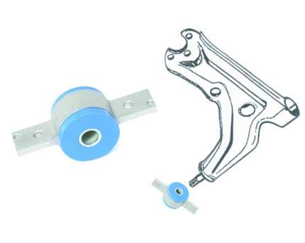 Silentblock reforzado completo brazo de suspensión saab 9000 Suspensión / Chasís