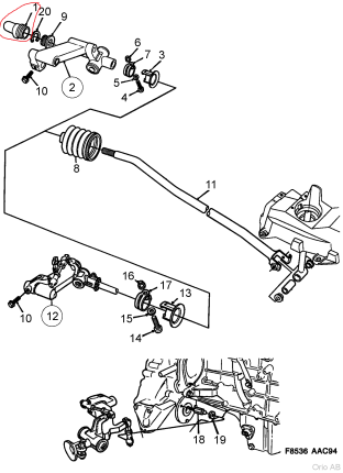 Fuelle de articulación saab 900 1994-1996 Otras piezas de transmisión