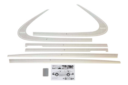 Saab 900 side stripes kit (color Silver) New PRODUCTS