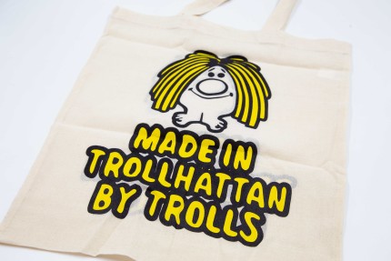 Bolsa Made in Trollhättan by trolls Bolsa de transporte beige Algodón Novedades