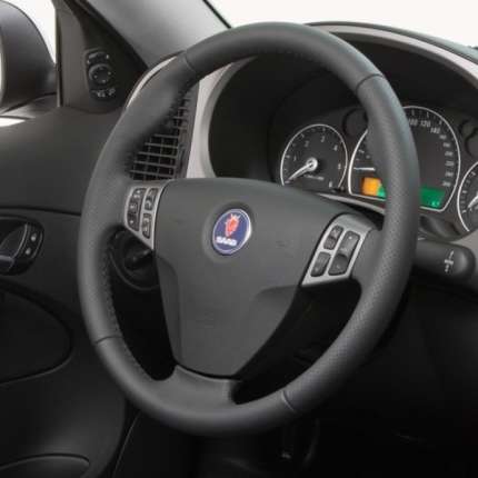 Saab leather Steering wheel for SAAB 9.3 2006-2012 Special Operation -15% from April 25 to 30th